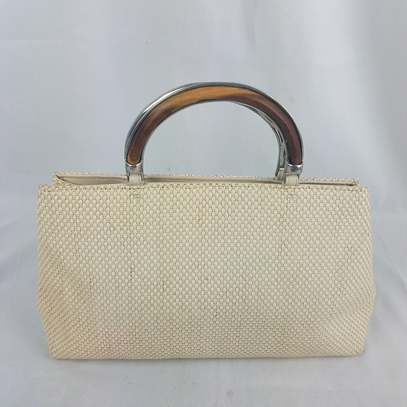 Clara Studios Inc. For Assymmetry Woven Handbag - Picture 3 of 14